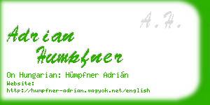 adrian humpfner business card